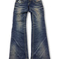 2000's Lolita Low Waist/Bootcut Japanese Archive Jeans Women's *very rare W27 (S)