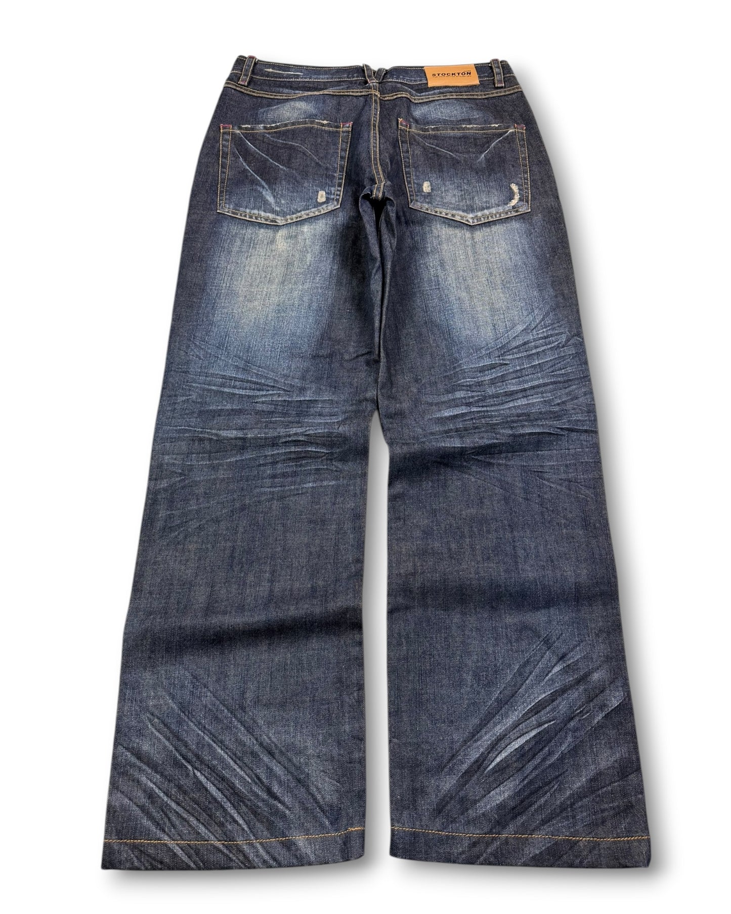 2000's Stockton Straight/Baggy Japanese Jeans *rare 32x32 (M)