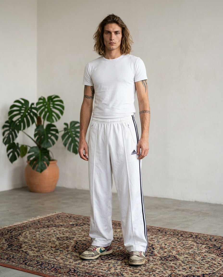 2000's Adidas Baggy Track Pants *rare (M)