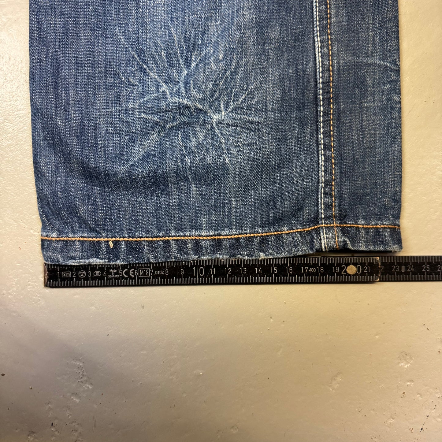 2000‘s Ddp True Blue Baggy Jeans 33x33
