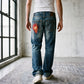 Model wearing Oniarai Straight Bootcut M