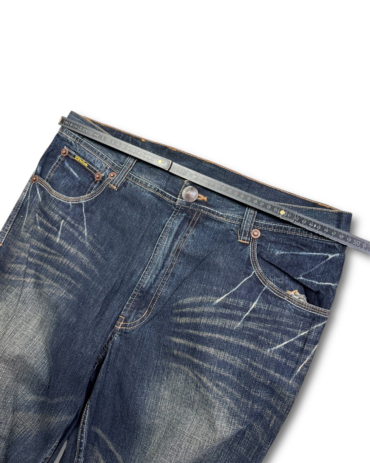 2000's Woker Baggy Japanese Jeans *rare 40x28 (XXL)