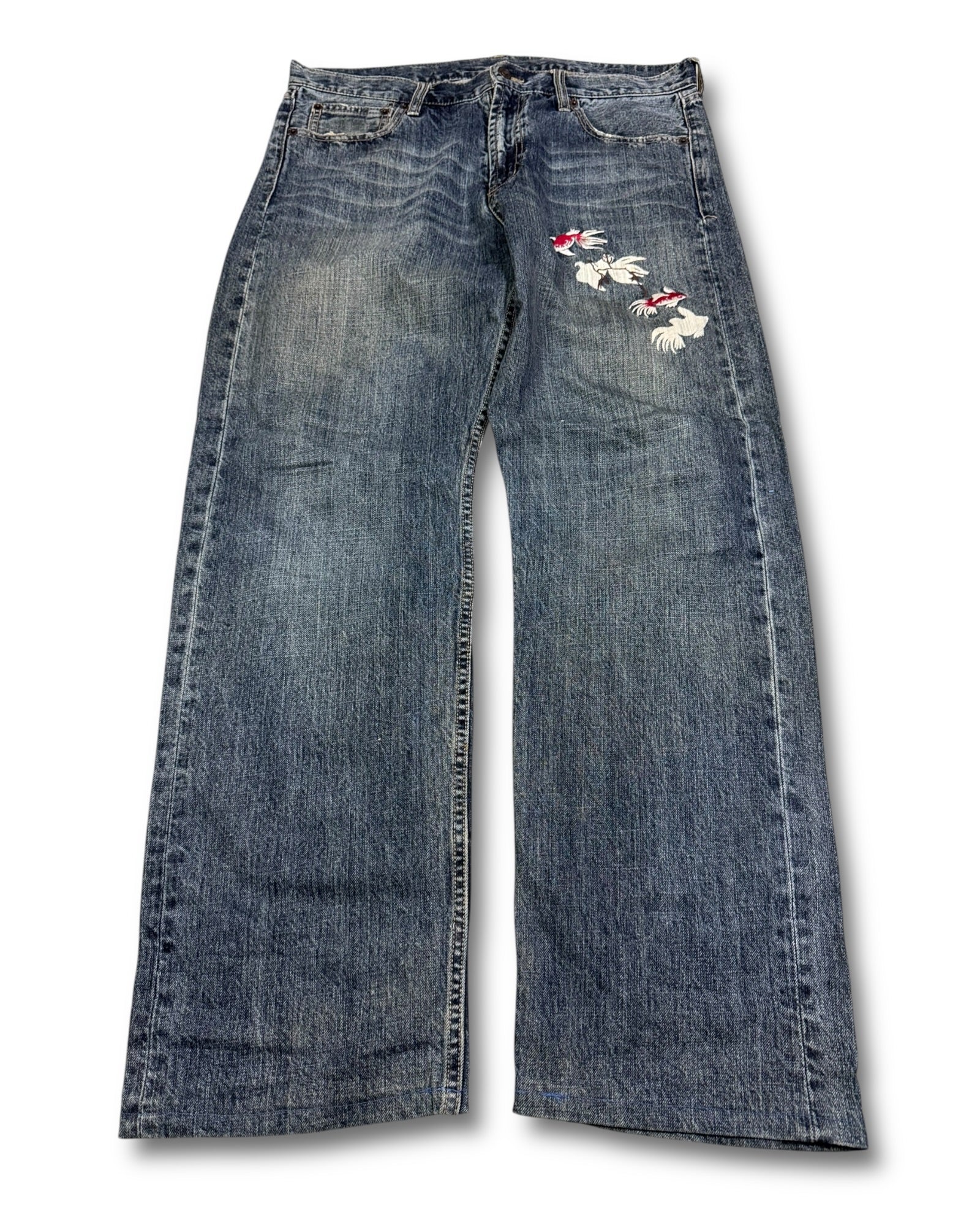 2000's Japanese Baggy Jeans *rare 34x30 (L)