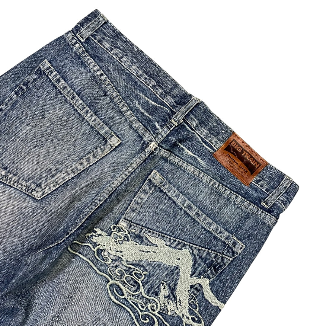 2000‘s Big Train Japanese Archive Baggy Jeans *very rare 32x34