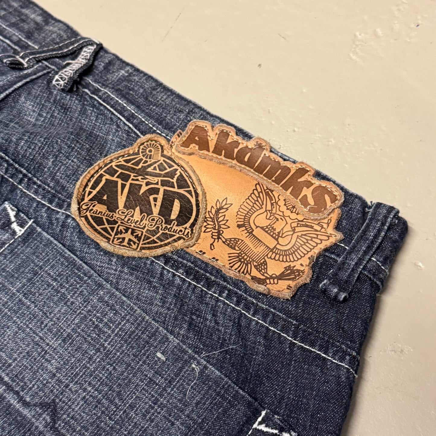 00‘s Akademiks Hip Hop Baggy Jeans Y2K/Vintage *sehr selten 36x34