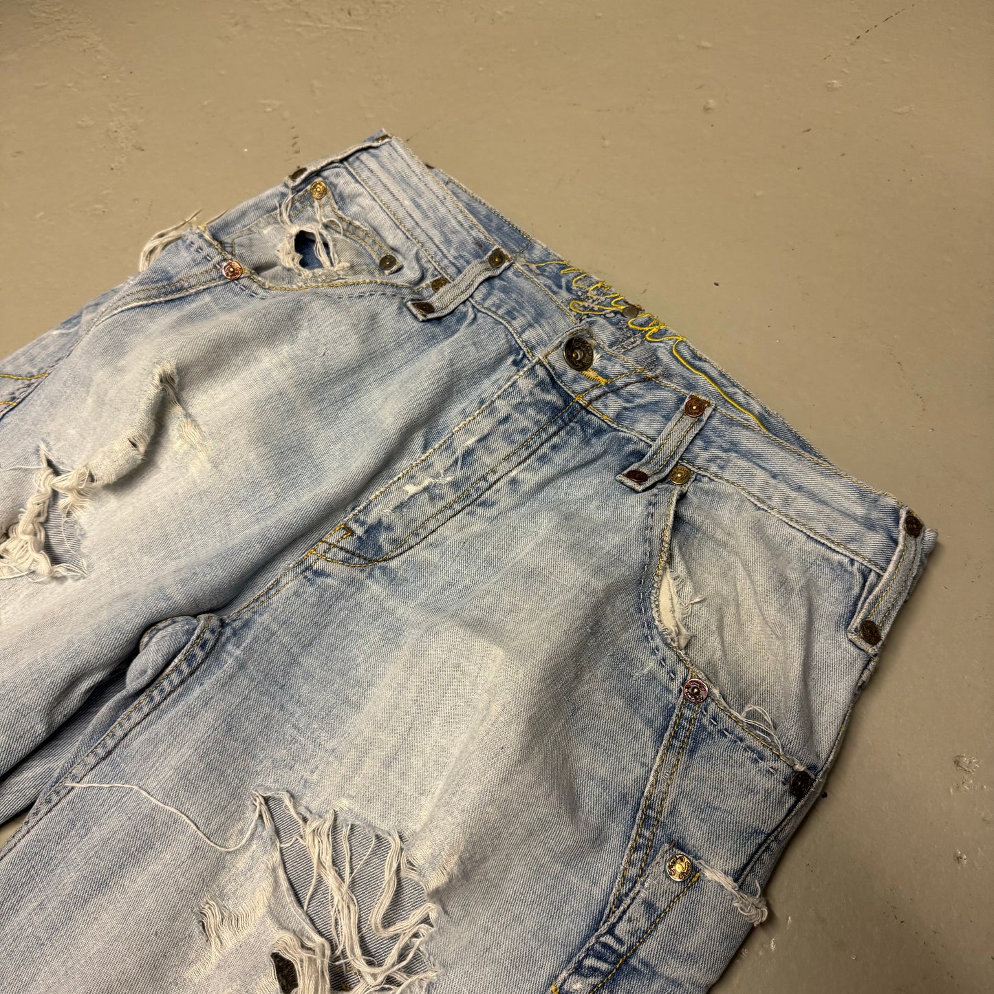 1996 Mogul Distressed Baggy Jeans *sehr selten 34x32