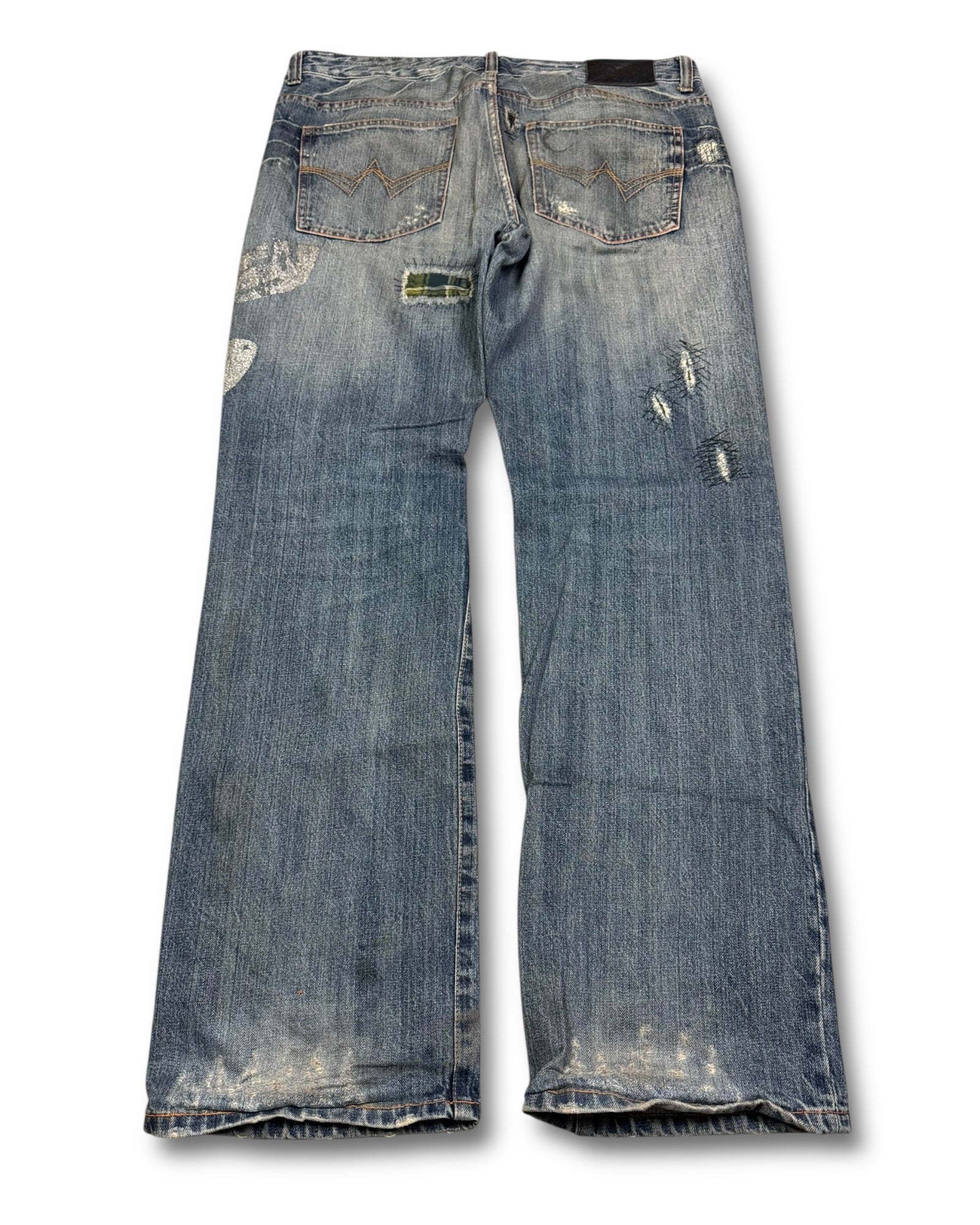 2000's Big Train Japanese Baggy Jeans *very rare 40x34 (XXL)
