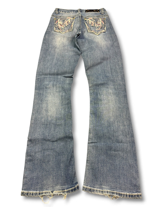 2000's Cedar Rose Low Waist/Bootcut Jeans Women's * W24 (XS)