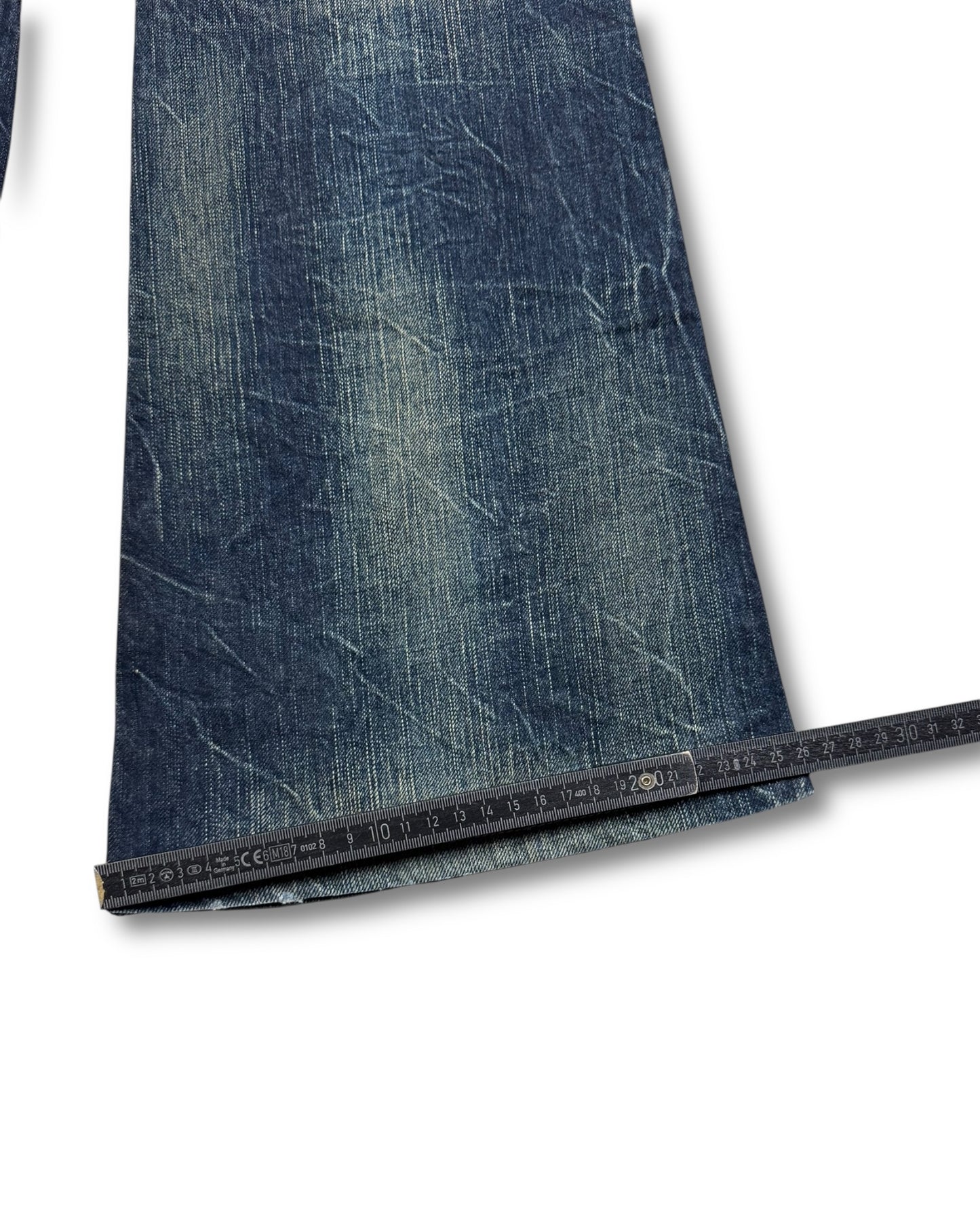 2000's Brappers Low Waist/Flared Japanese Archive Jeans Women's *very rare 26x28 (XS)