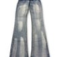 2000's Red Rivet Low Waist/Bootcut Jeans Women's *rare 26x30 (S)