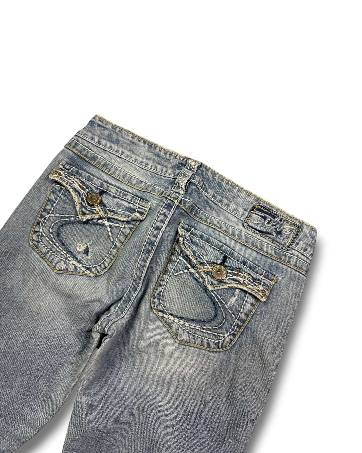 2000's Silver Low Waist/Bootcut Jeans Women's * W29 (M)