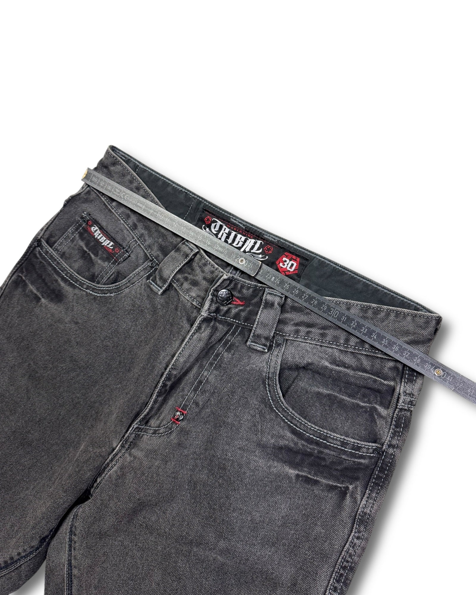 2000's Tribal Gear Hip Hop Baggy/Straight Jeans *very rare 30x30 (M)