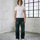 2000's Takeshy Kurosawa Japanese Archive Baggy Jeans worn by a model