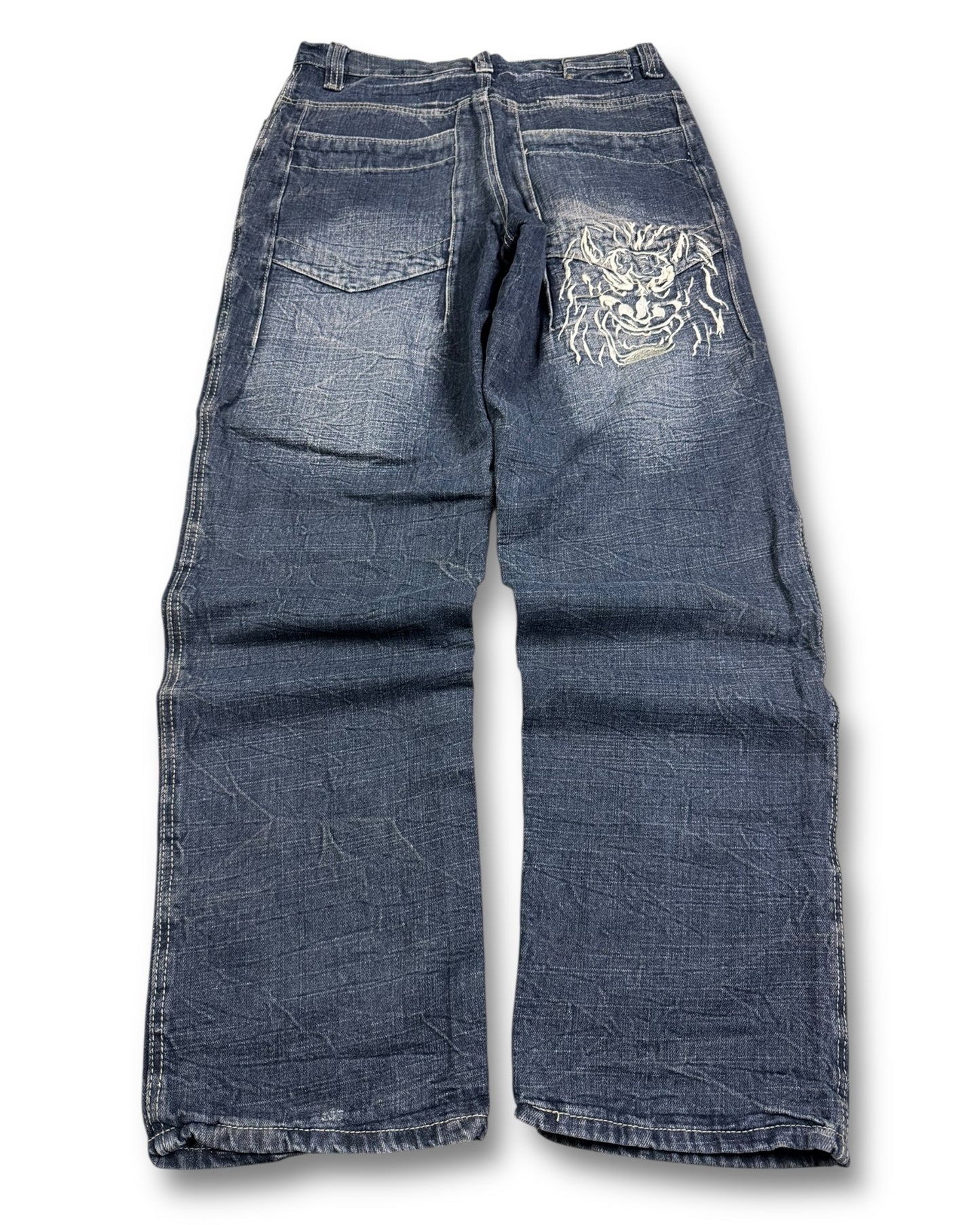 2000's Straight/Baggy Japanese Baggy Jeans *rare 30x32 (M)