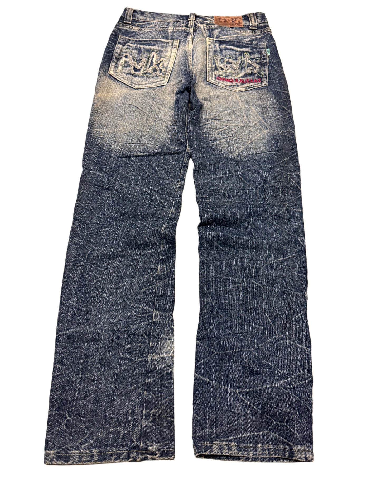 2000‘s Fenghuang Japanese Style Baggy/Straight Jeans *rare 30x31