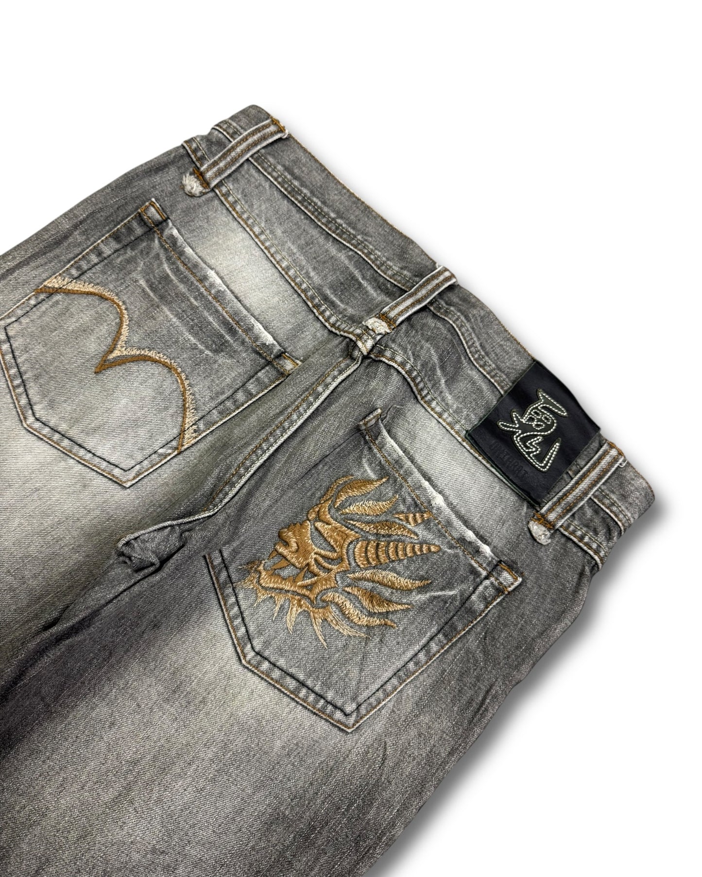 2000's Oniarai Japanese Baggy Jeans *very rare 32x32 (M)