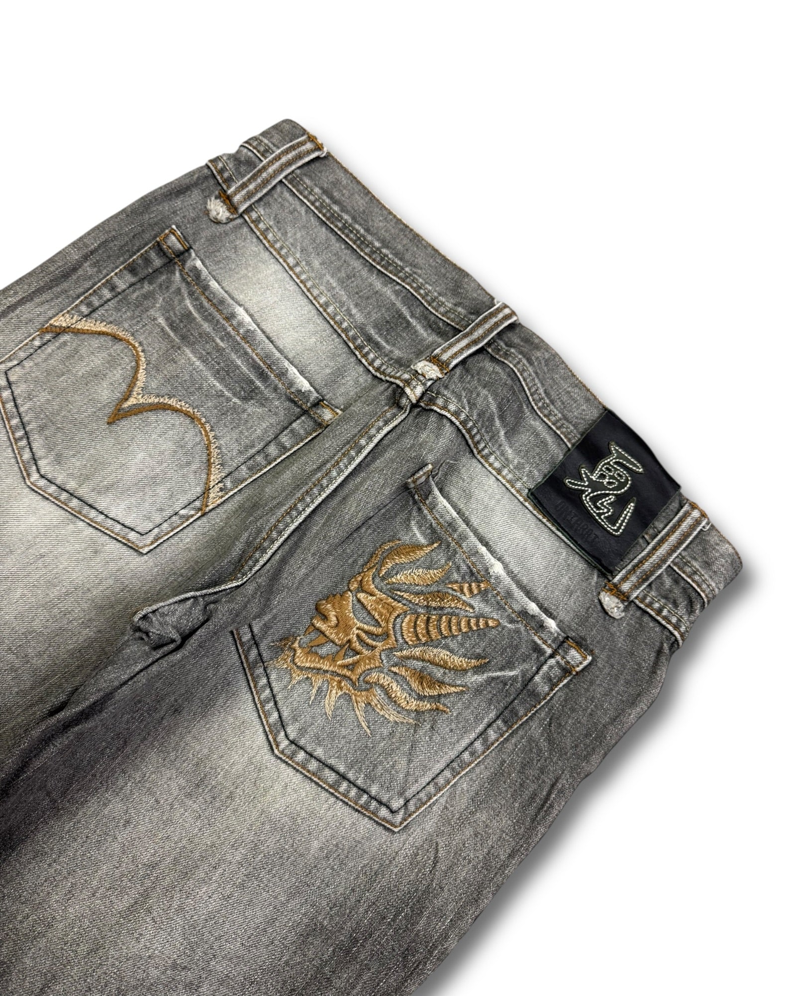 2000's Oniarai Japanese Baggy Jeans *very rare 32x32 (M)