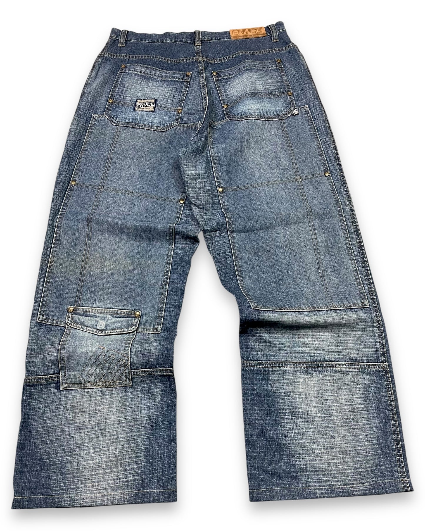 2000‘s Enyce Hip Hop Baggy Jeans Heavy Denim *very rare 34x32