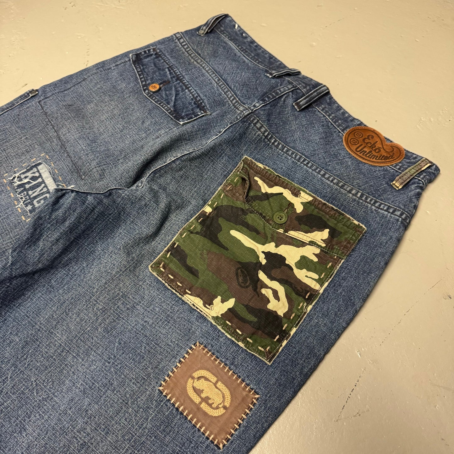 00‘s ECKŌ Unltd. Baggy Jeans Y2K/Vintage *sehr selten 34x34