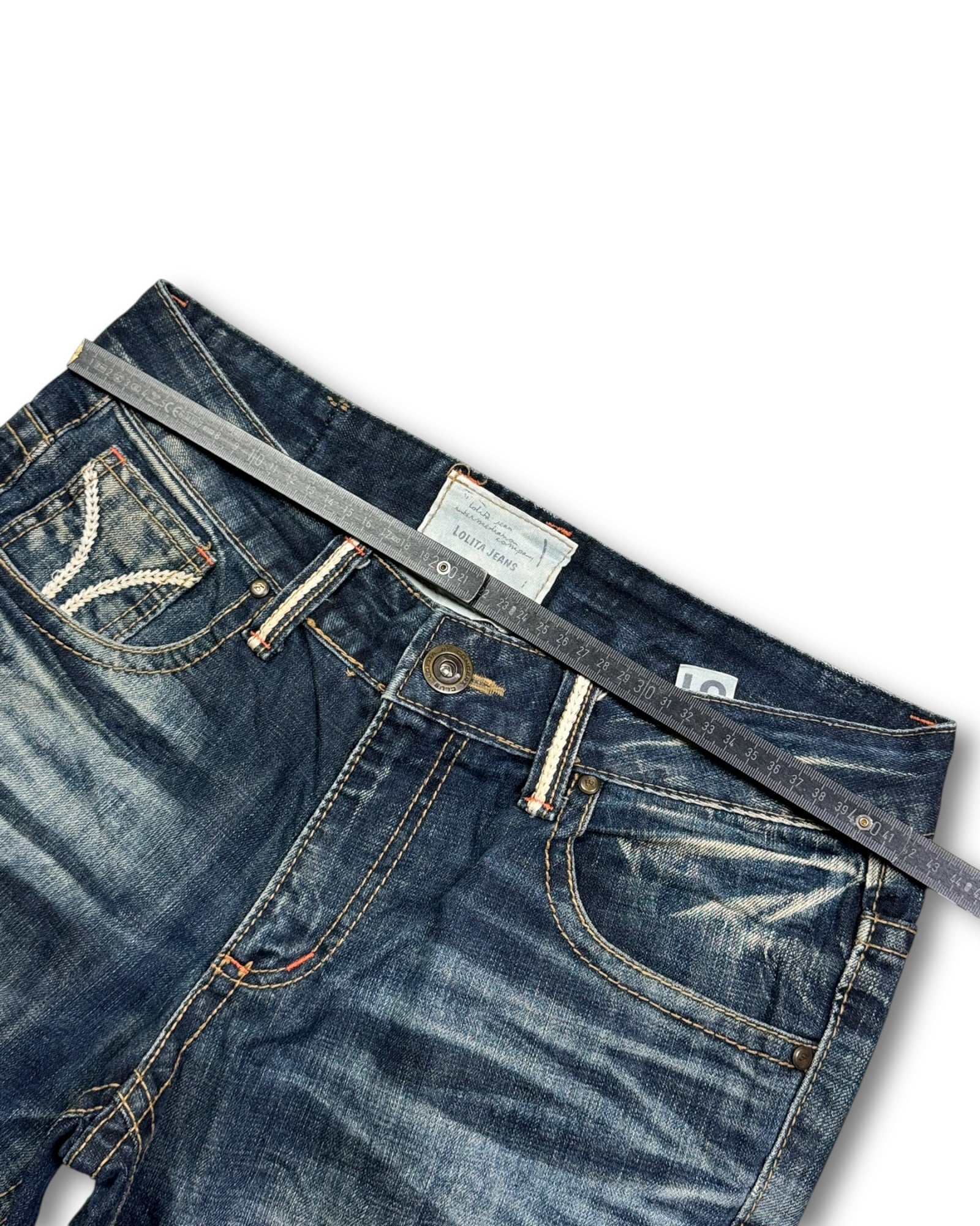 2000's Lolita Straight/Baggy Japanese Archive Jeans *extremely rare 31x30 (M)