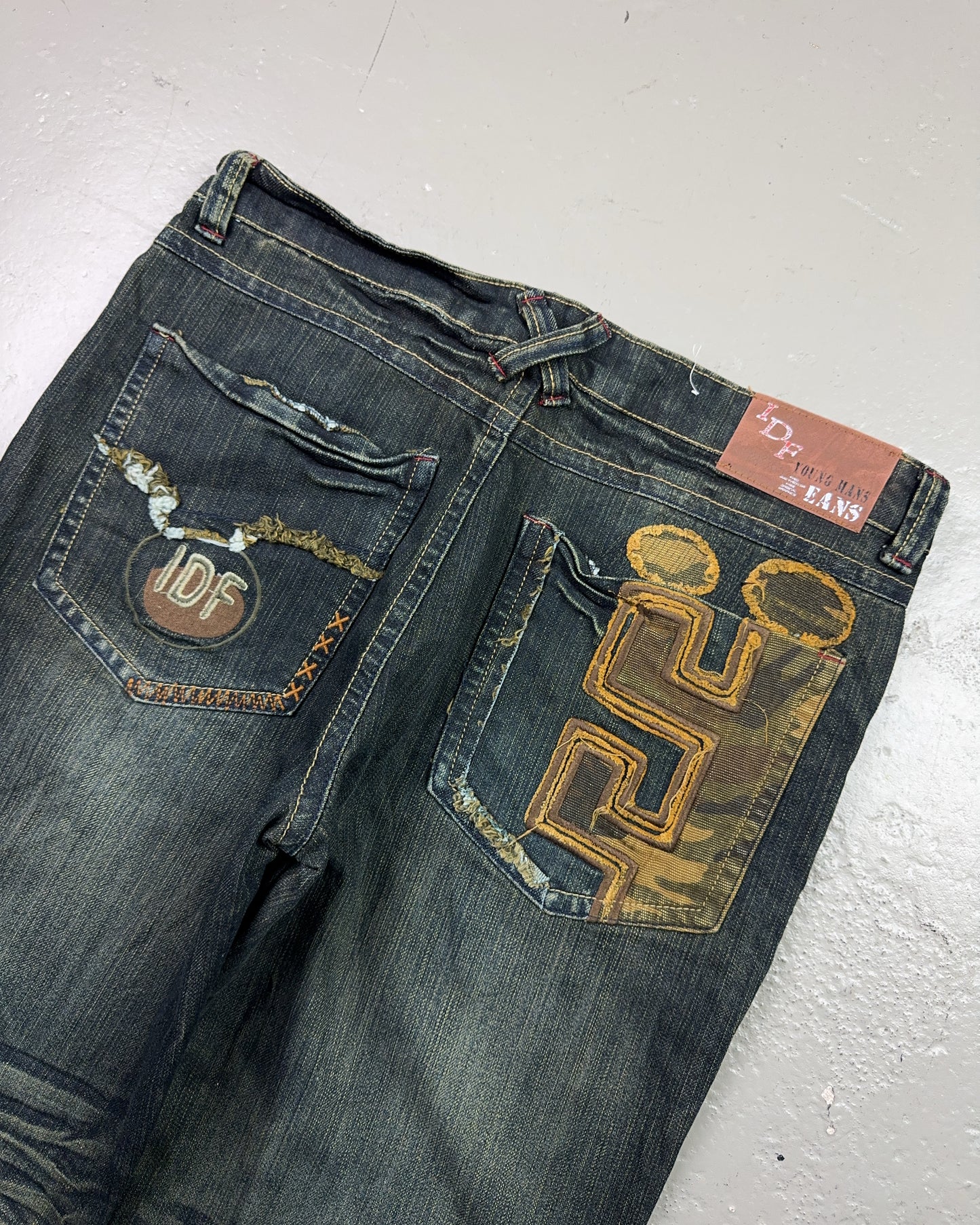 2000's Idf Straight/Baggy Jeans *rare 34x32 (L)