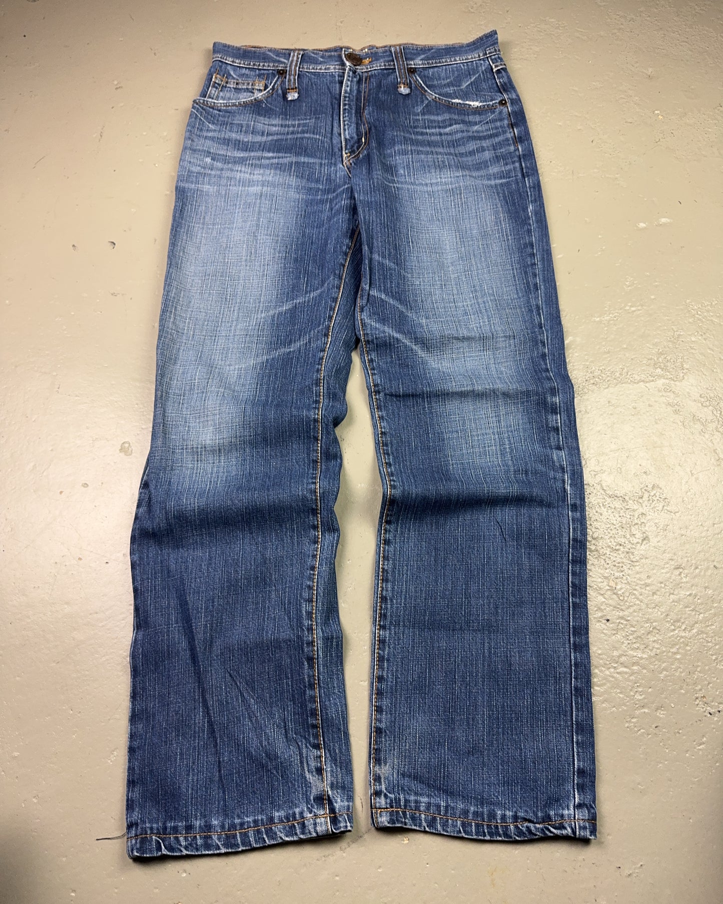 2000's Oniarai Japanese Straight/Baggy Jeans *rare 32x32 (M)