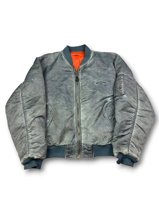 1990's Bomb Boogie Bomber Aviator Jacket *very rare (L)