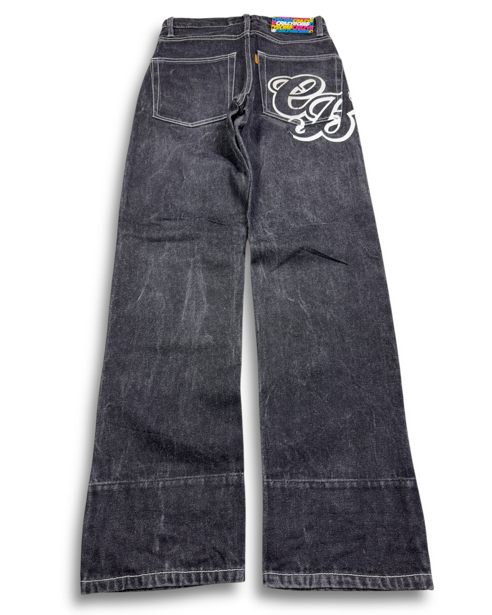 2000's Crazy Bomb Straight Jeans *very rare 28x32 (XS)