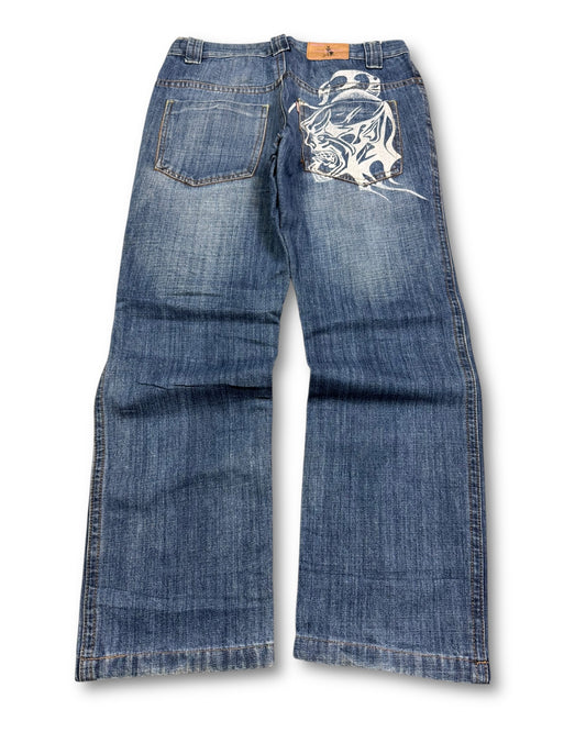 2000's Downiu Straight Japanese Jeans * 30x28 (M)
