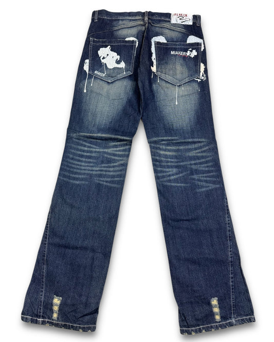 2000's Miaker Archive Straight/Baggy Jeans *very rare 34x34 (L)