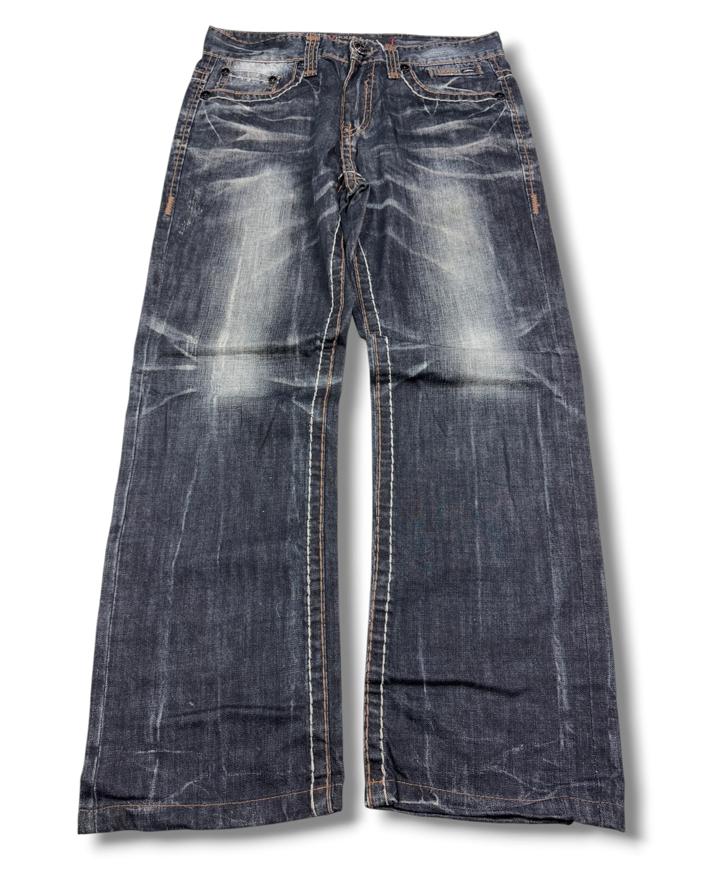 2000's V Holic Jean Straight/Baggy Pants *rare 32x30 (M)