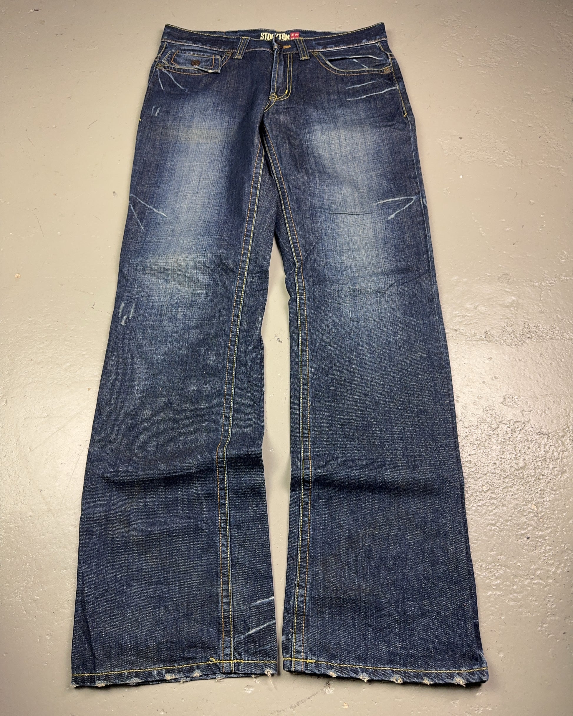 2000's Stockton Japanese Archive Straight/Baggy Jeans *very rare 32x32 (M)