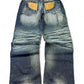 2000's Eyes-Way Japanese Baggy Jeans *rare 38x32 (XXL)