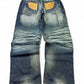 2000's Eyes-Way Japanese Baggy Jeans *rare 38x32 (XXL)