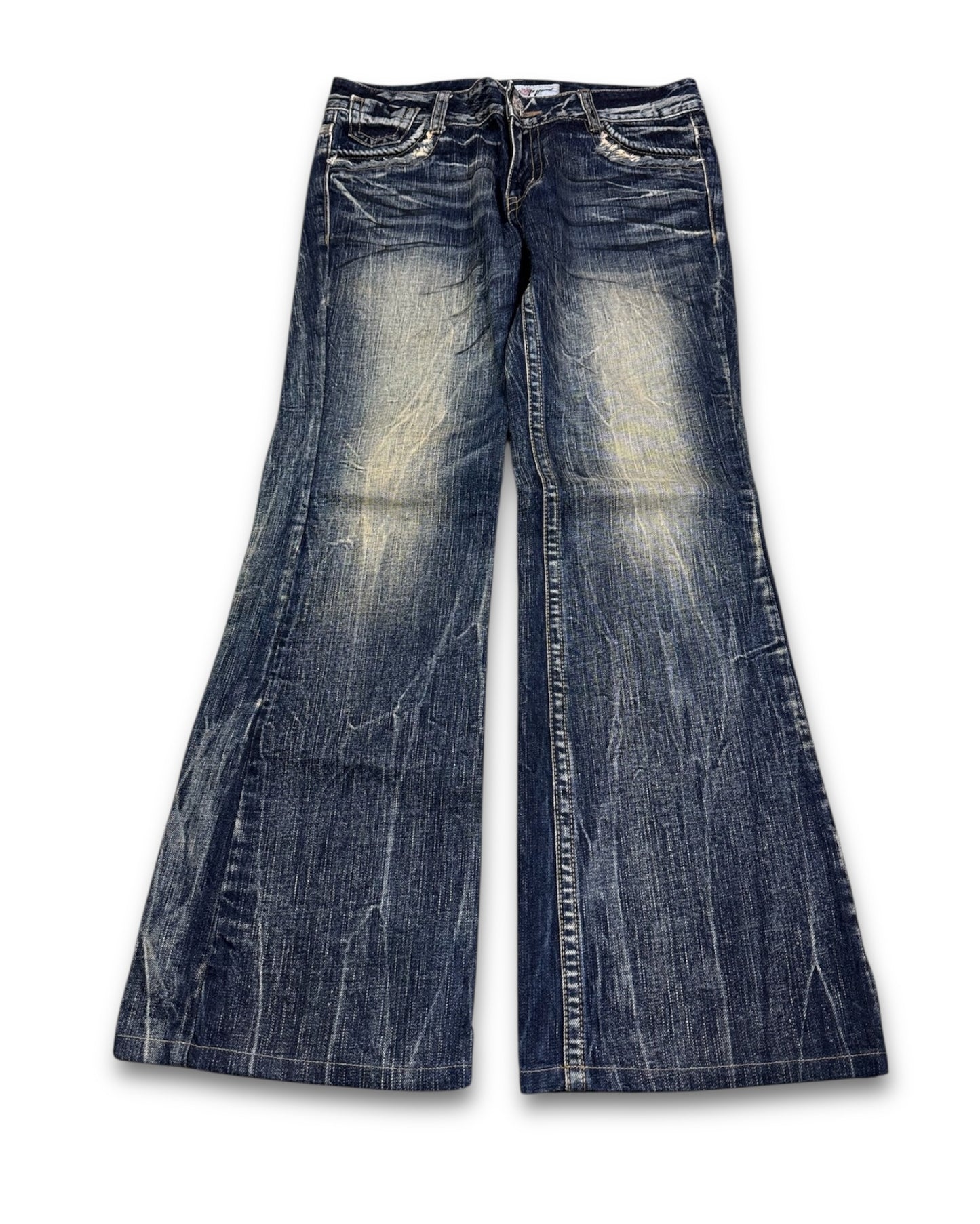2000's Grasshopper Low Waist/Flared Japanese Archive Jeans Women's *extremely rare 30x30 (M)