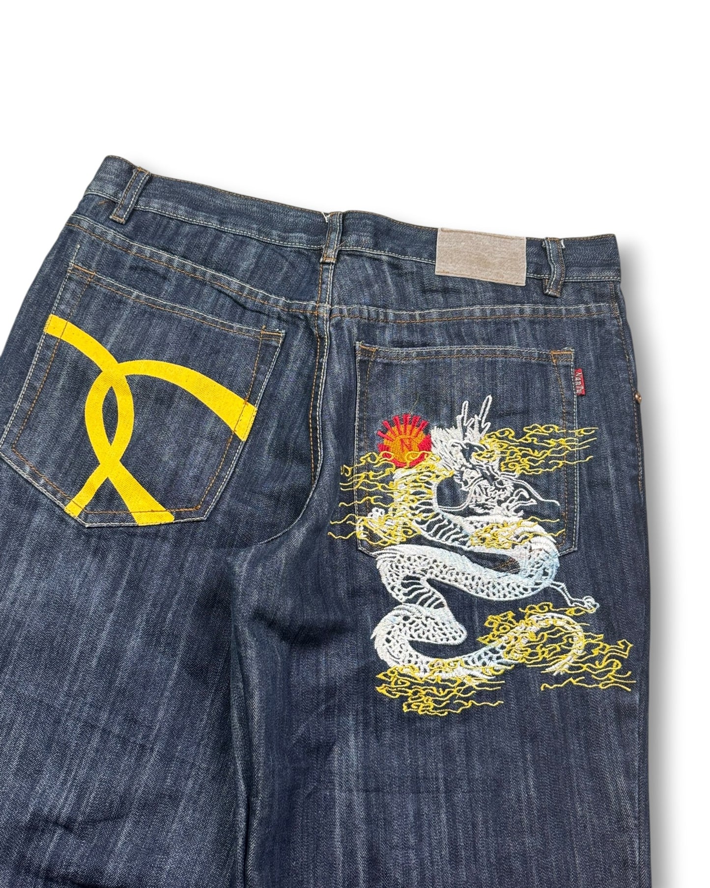 2000's Nanu Japanese Baggy Jeans *rare 34x34 (L)