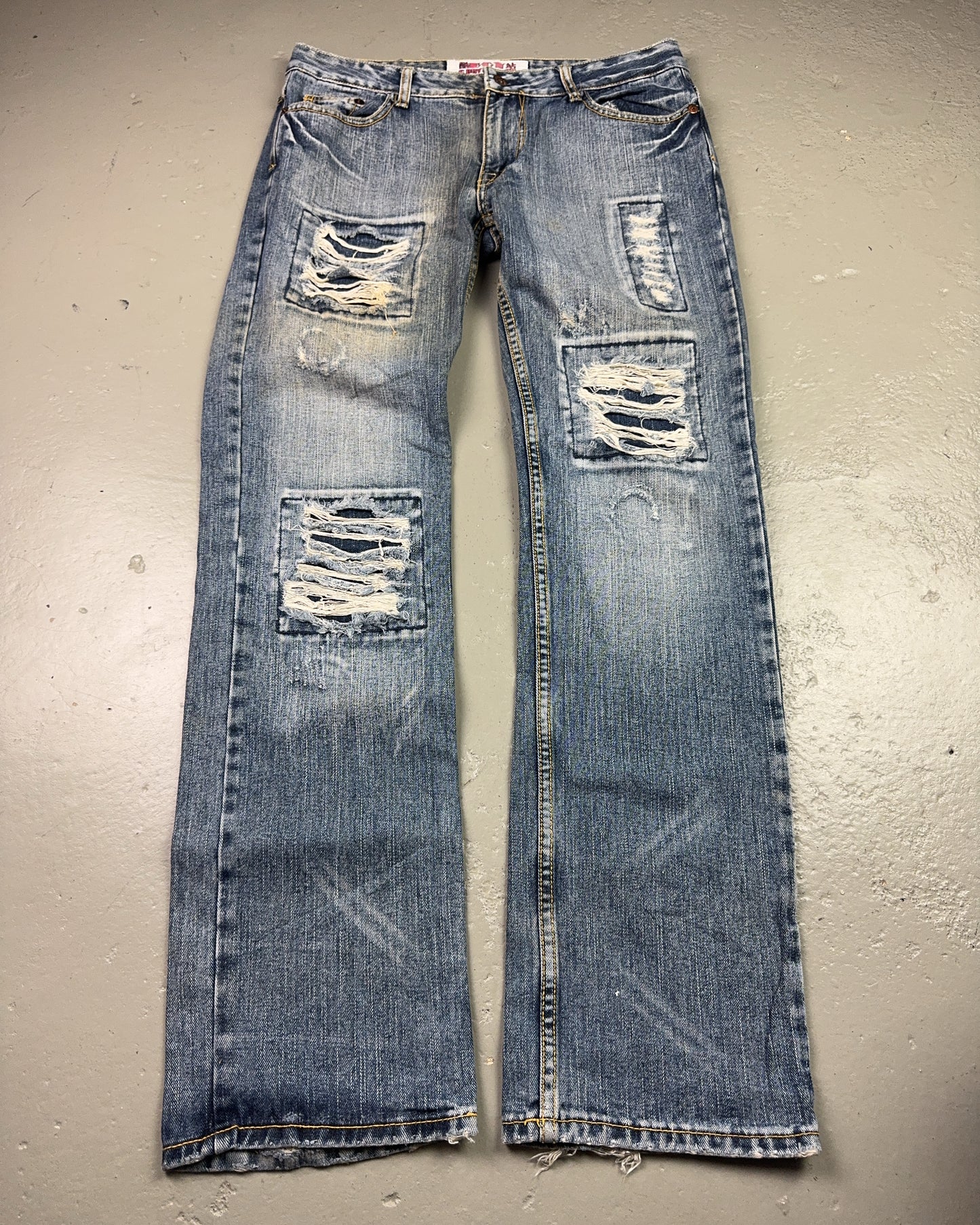 2000's Boy's Japanese Straight Jeans *very rare 34x32 (L)
