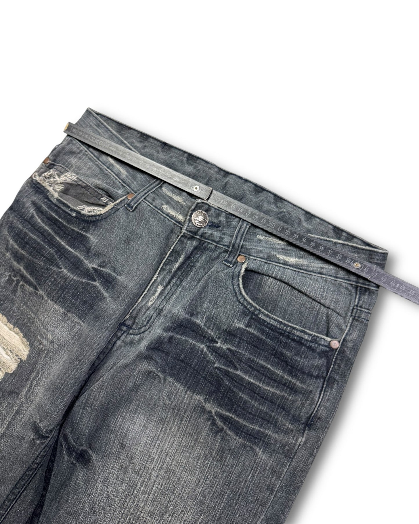 2000's Point Loma Straight/Baggy Japanese Archive Jeans *very rare 32x32 (M)