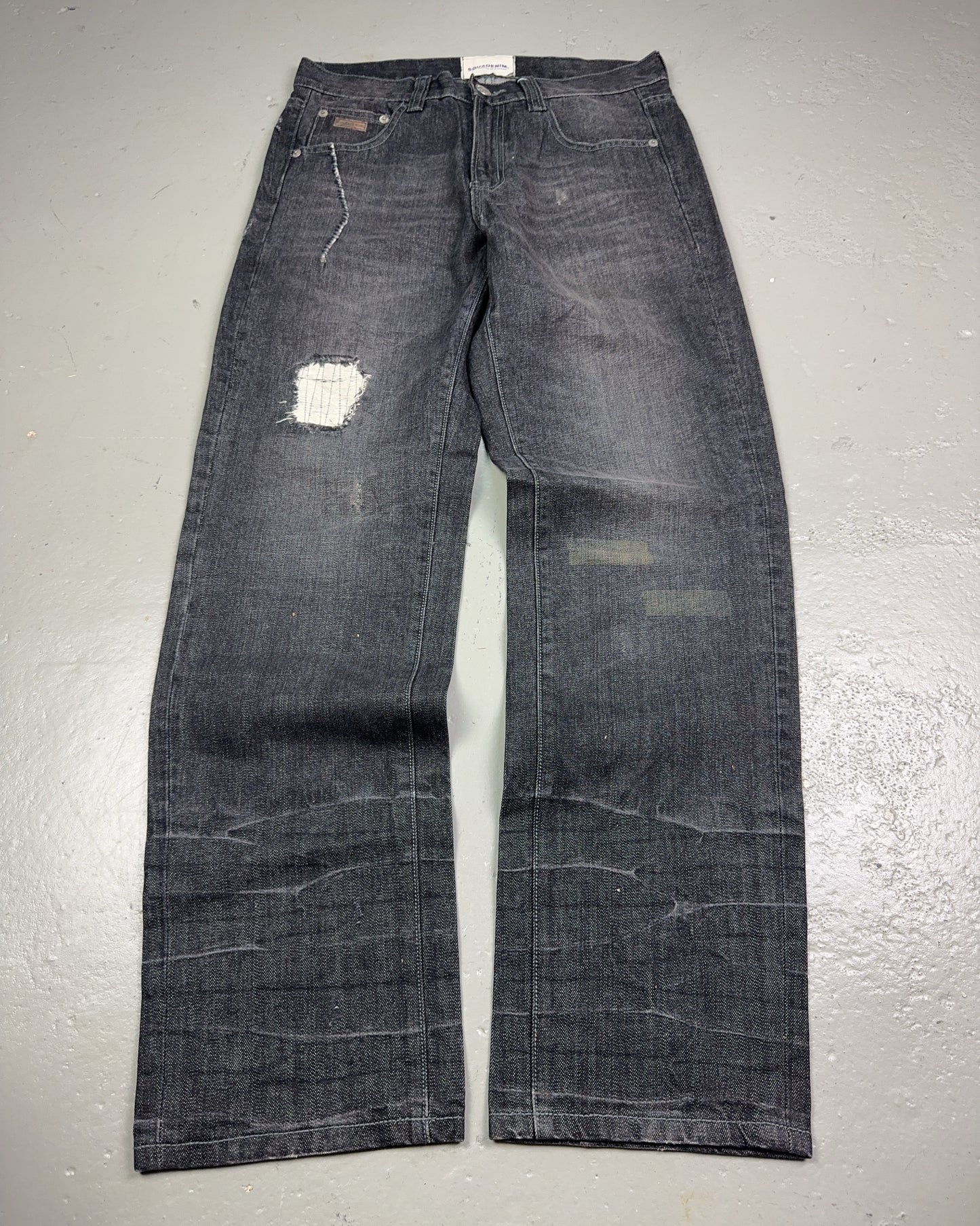 2000's Squad Japanese Straight/Baggy Jeans *rare 32x32 (M)