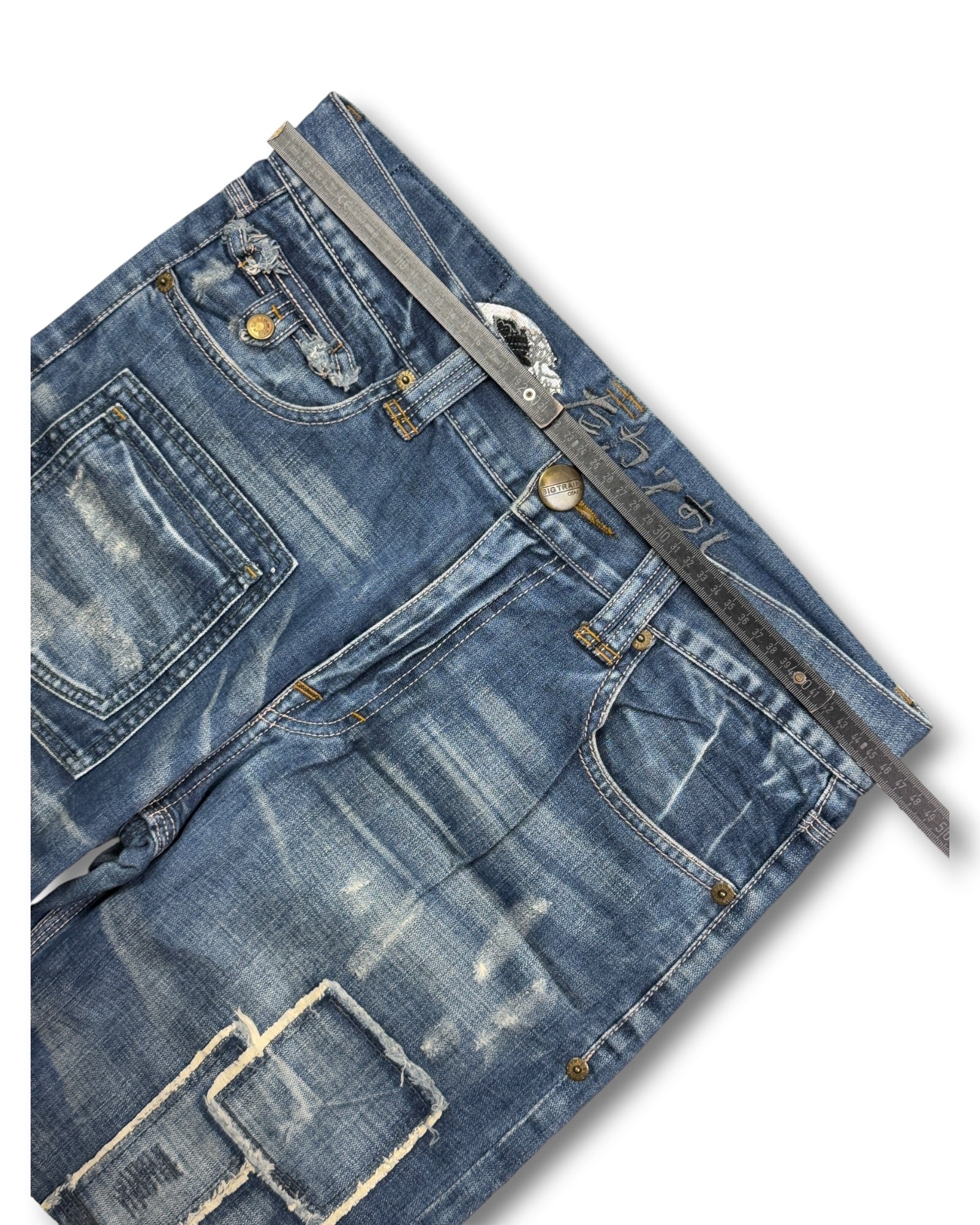 2000's Big Train Japanese Baggy Jeans *rare 36x34 (XL)