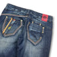 2000's Big Train Straight Japanese Jeans Women's *very rare 32x32 (M)