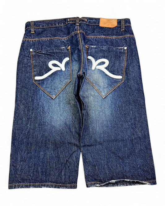 2000's Rocawear Hip Hop Jeans Shorts *rare (XL)