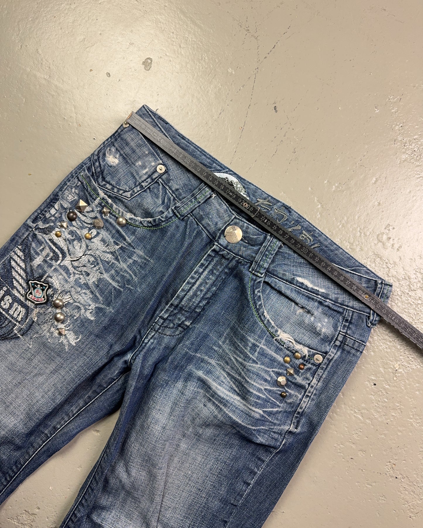 2000's Osaka Big Train Japanese Archive Straight/Baggy Jeans *very rare 32x28 (M)