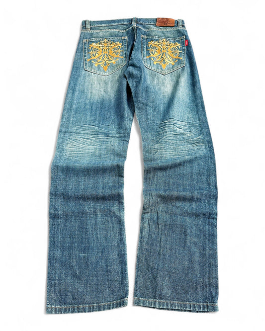 2000's Rifle Jeans Straight/Baggy Jeans *rare 34x32 (L)