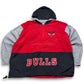 1990‘s Chicago Bulls Nylon Windbreaker/Track Jacket *rare (L)