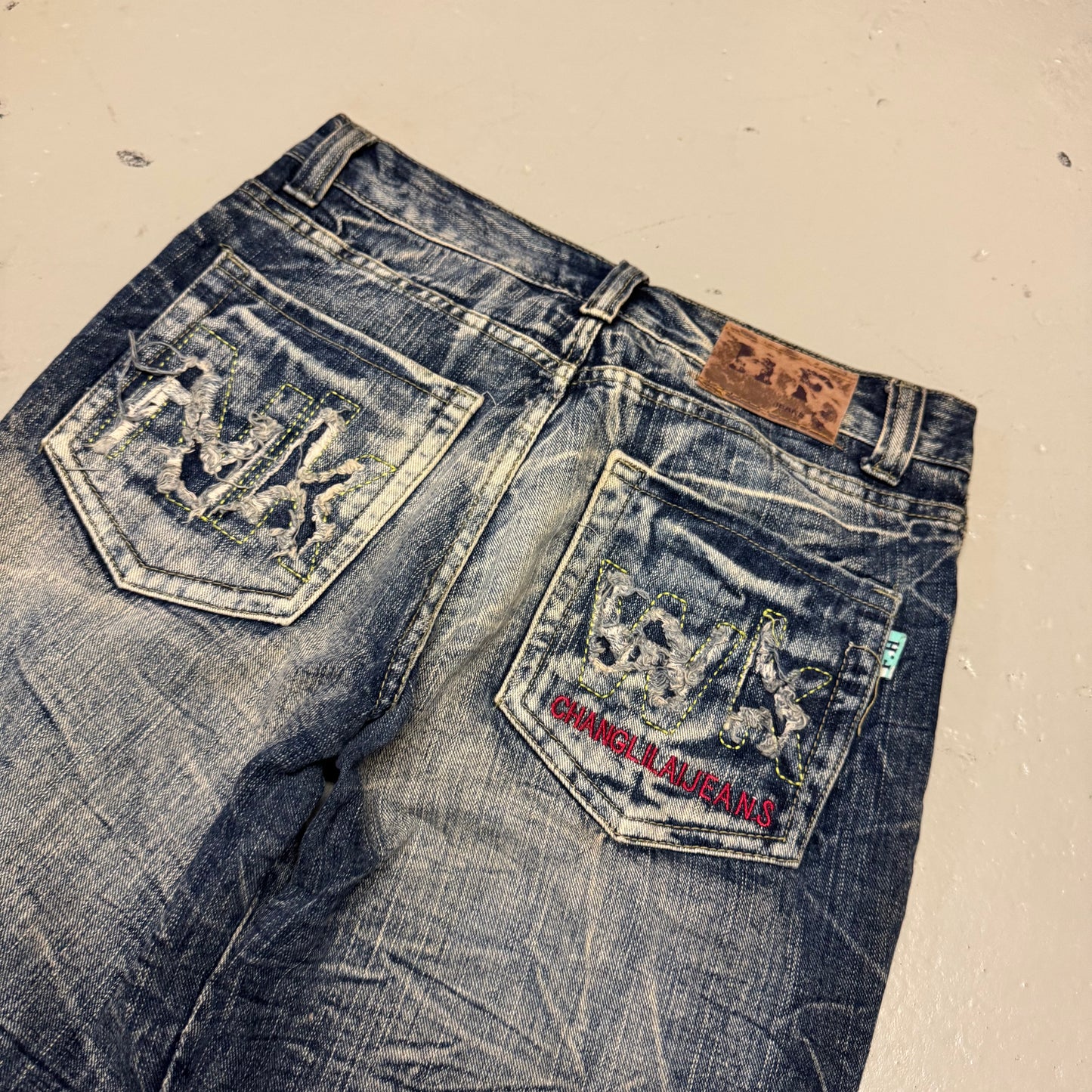 2000‘s Fenghuang Japanese Style Baggy/Straight Jeans *rare 30x31