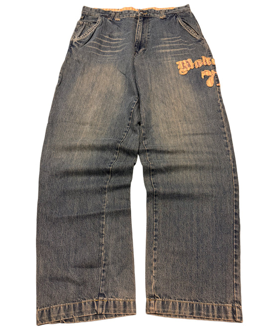2000‘s Makaveli Hip Hop Baggy Jeans Vintage/Y2K *very rare 36x34
