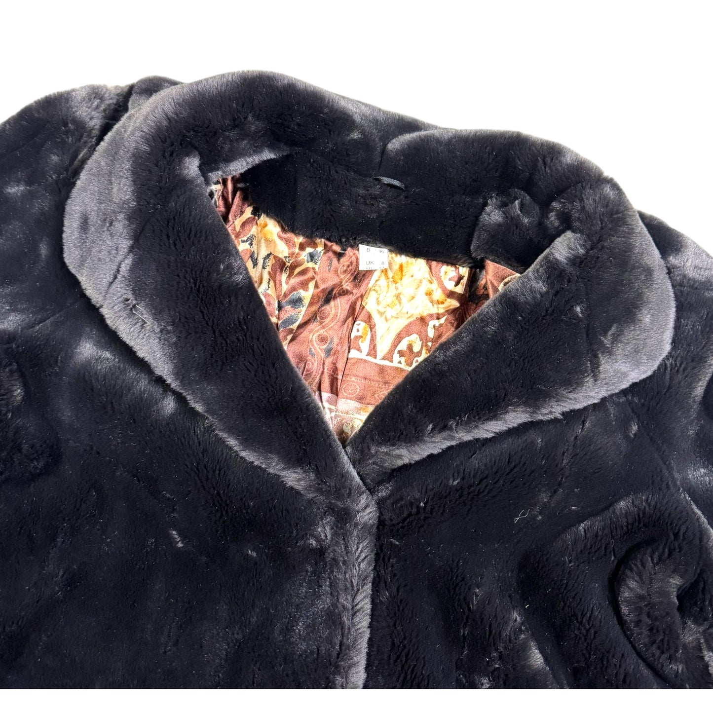 1990‘s Faux Fur Coat Women‘s *rare (L)