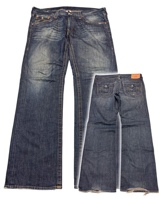 2000‘s True Religion Ricky Baggy Jeans 40x36