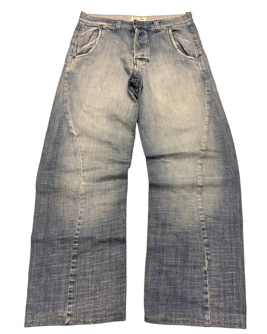 2000‘s Key-Jey Baggy Jeans made in italy *rare 32x31